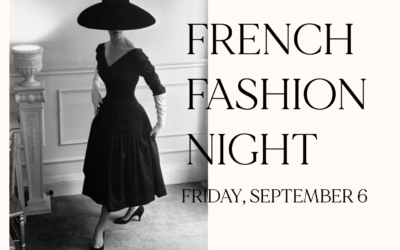 French Fashion Night is September 6!