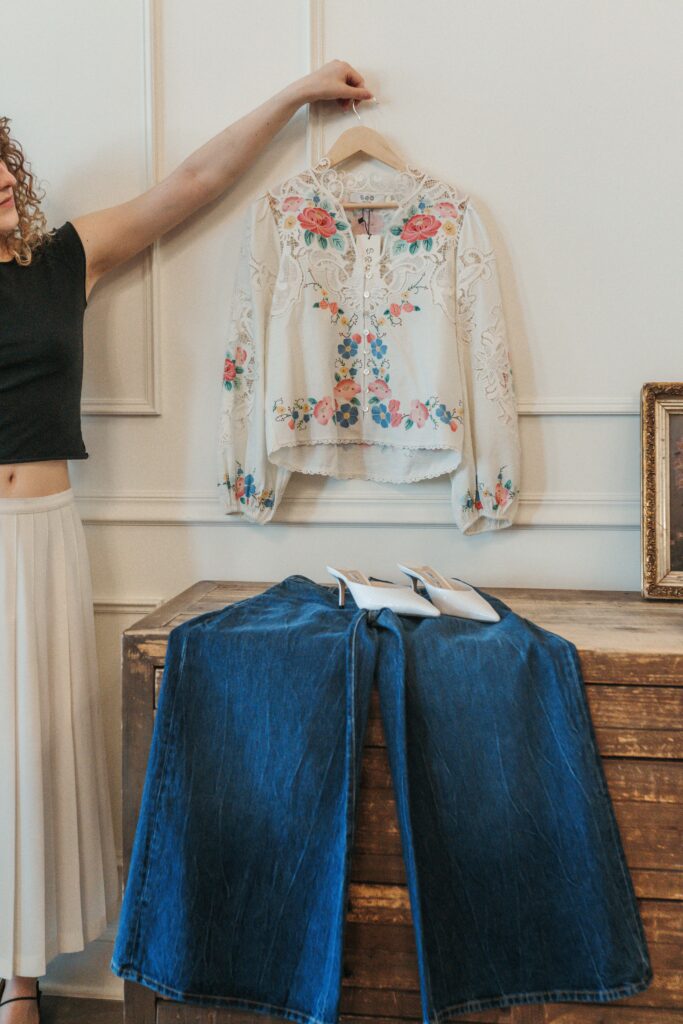 Designer Consignment Flat Lay